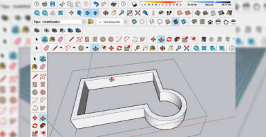 Equidistância | SketchUp Ferramentas Básicas – Aula 16