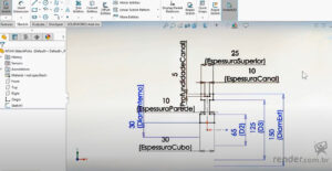 Leia mais sobre o artigo SolidWorks 2016 Parametrização e Tabelas de Projeto – Aula 4 – Youtube RENDER