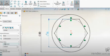 SolidWorks 2016 Parametrização e Tabelas de Projeto – Definindo Parametrização – Aula 2 – Youtube RENDER