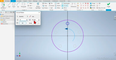 Comando Padrão Circular | Inventor Fundamentos – Aula 11
