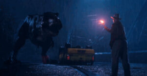 Leia mais sobre o artigo Recriando a Icônica Cena da Fuga do T-Rex de Jurassic Park no Blender