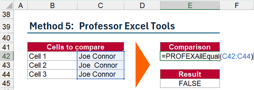 Mais conveniente: O Suplemento Professor Excel Tools. O melhor: as funções de fórmula incluídas são sempre gratuitas para uso (sem necessidade de assinatura para essas funções para permitir a máxima compatibilidade).