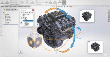 Tutorial SOLIDWORKS: Como Reorientar as Vistas do Modelo